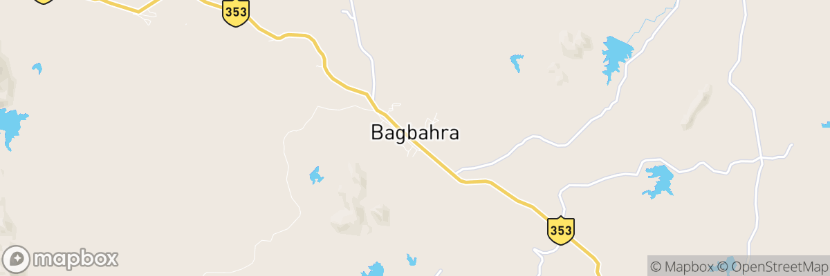 Bāgbahra, Chhattīsgarh map