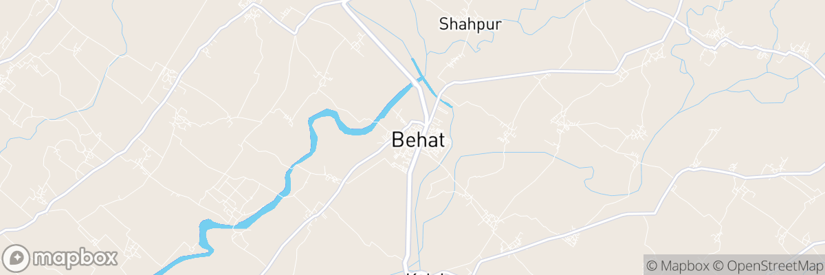 Behat, Uttar Pradesh map