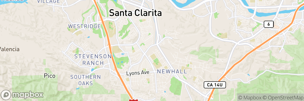 Santa Clarita, California map