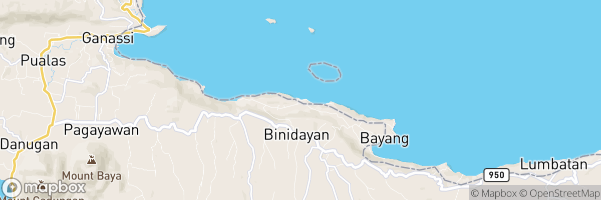 Binidayan, Autonomous Region in Muslim Mindanao map