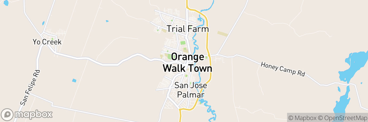 Orange Walk, Orange Walk District map