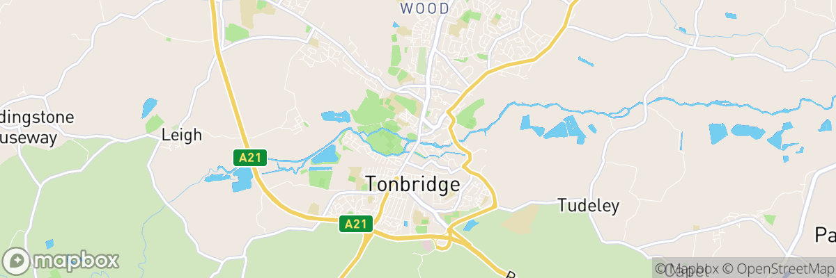 Tonbridge Freegle map