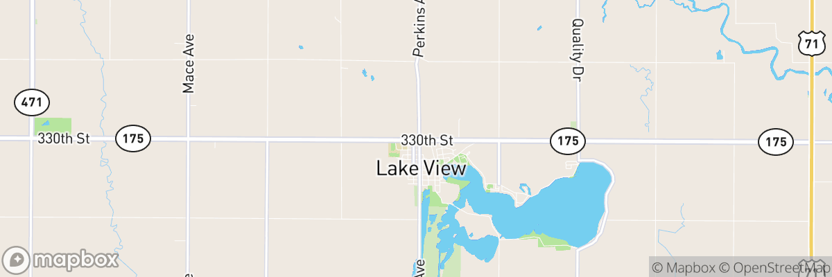 Lake View, Iowa map