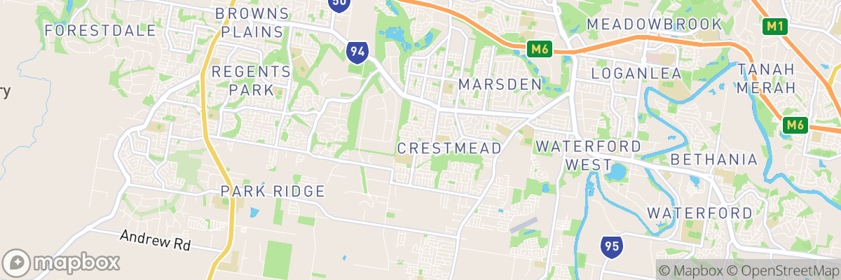 Crestmead, Queensland map