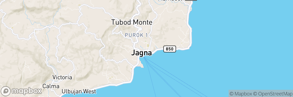 Jagna, Central Visayas map