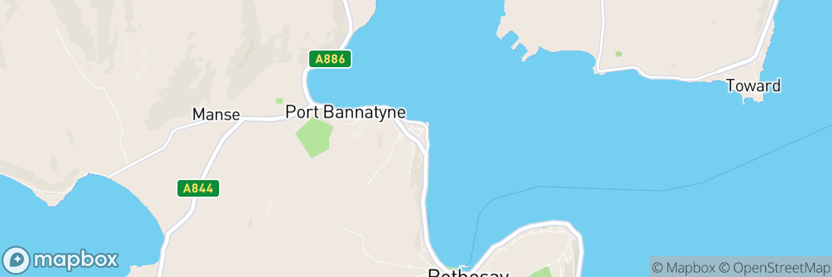 Port Bannatyne, Scotland map