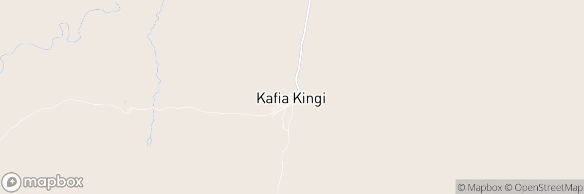 Kafia Kingi, Western Bahr el Ghazal State map