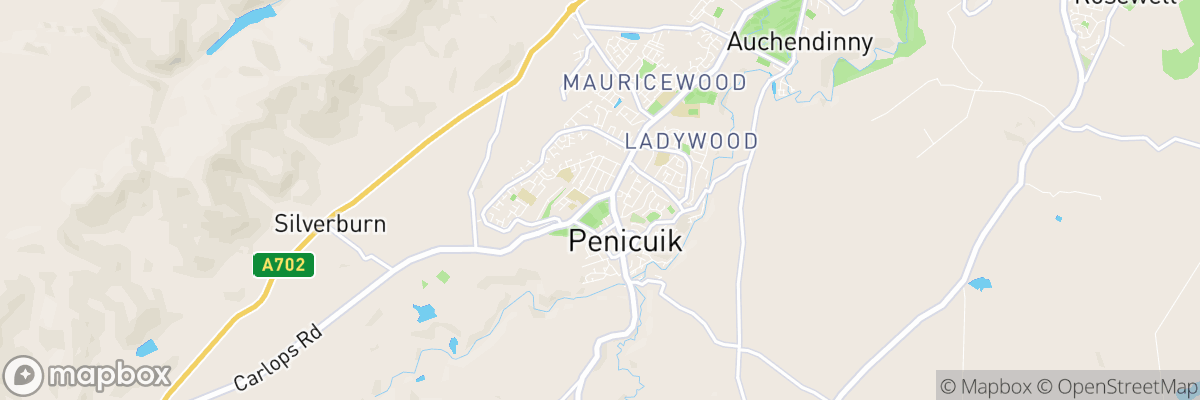 Penicuik, Scotland map