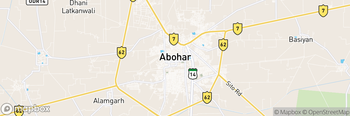 Abohar, Punjab map