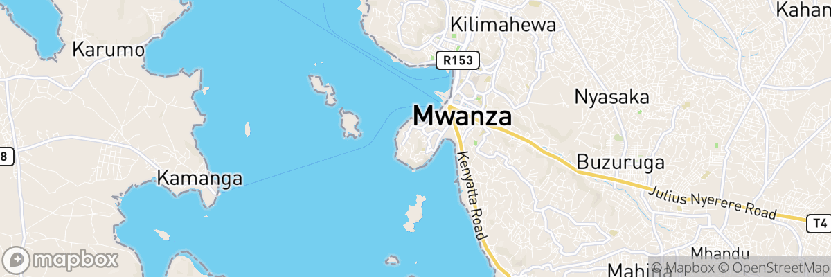 Nyamagana District, Mwanza Region map