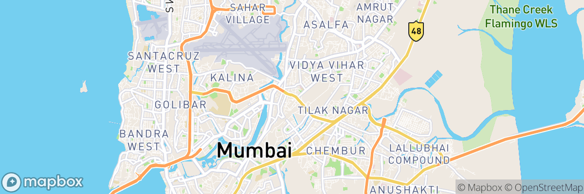 Mumbai, Mahārāshtra map