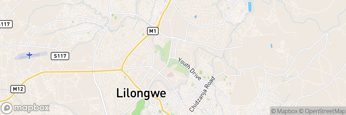 Lilongwe, Central Region map