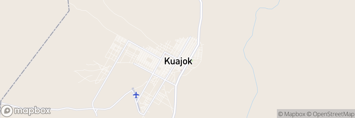 Kuacjok, Warrap State map