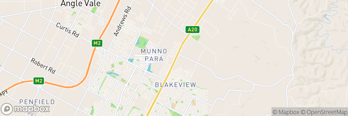 Munno Para, South Australia map