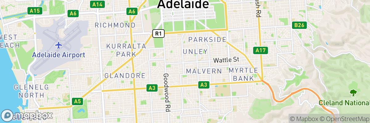 Hyde Park, South Australia map