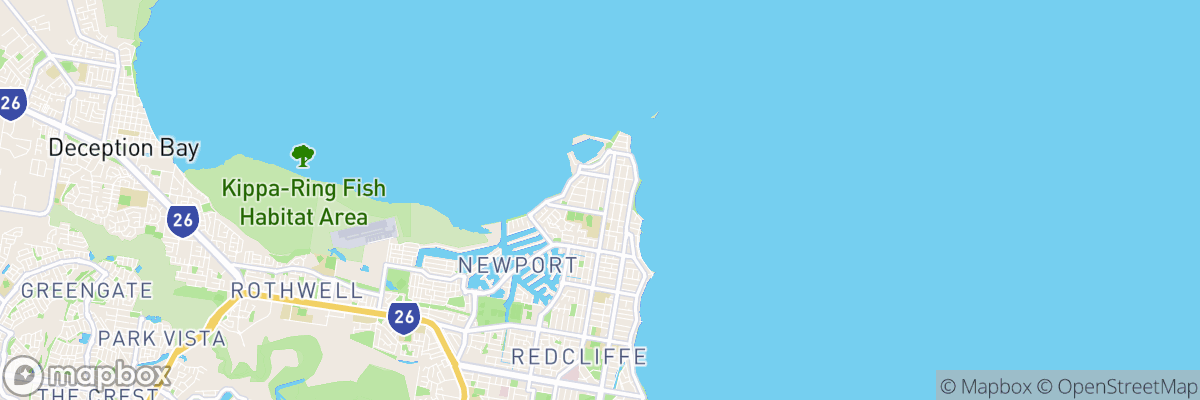 Scarborough, Queensland map