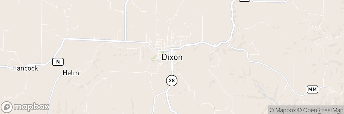 Dixon, Missouri map