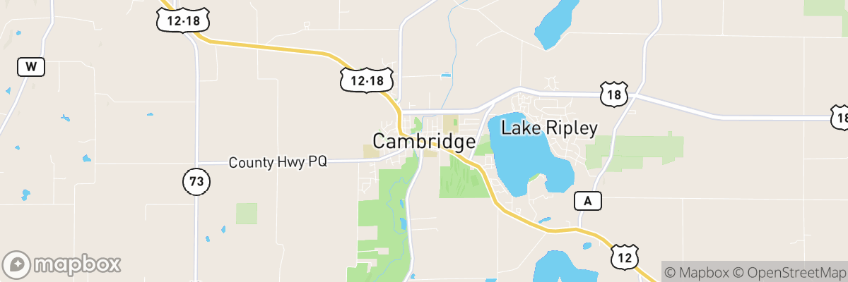 Cambridge, Wisconsin map