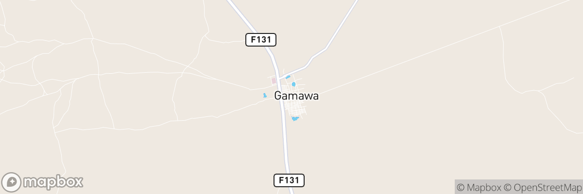 Gamawa, Bauchi State map