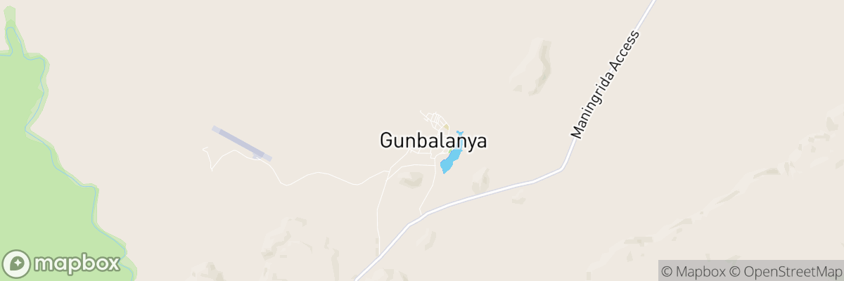 Gunbalanya, Northern Territory map