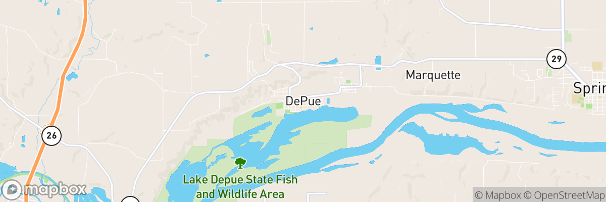 Depue, Illinois map