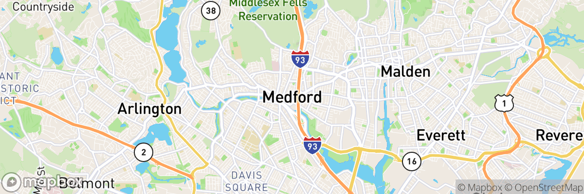 Medford, Massachusetts map