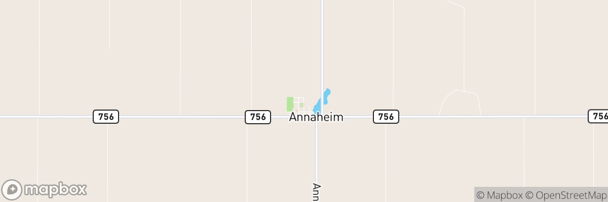 Annaheim, Saskatchewan map