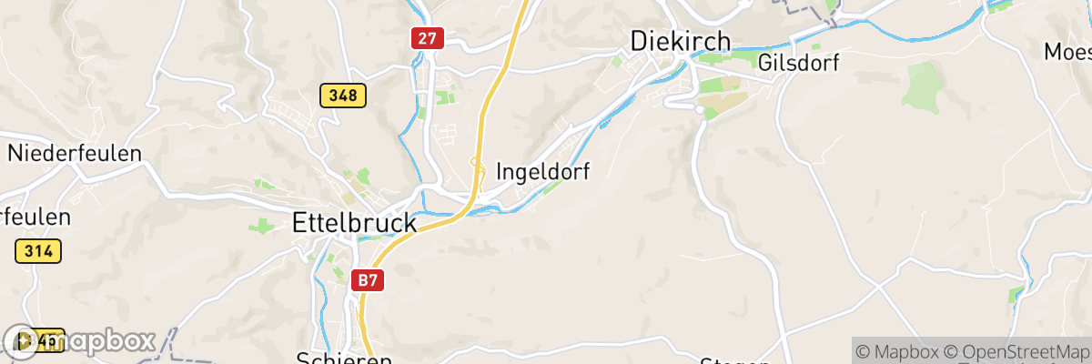 Ingeldorf, Diekirch map