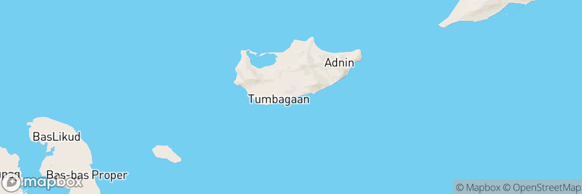 Tumbagaan, Autonomous Region in Muslim Mindanao map