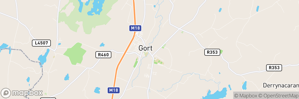 Gort, Connacht map