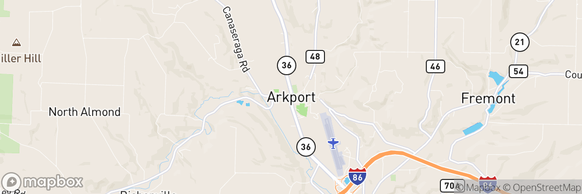 Arkport, New York map