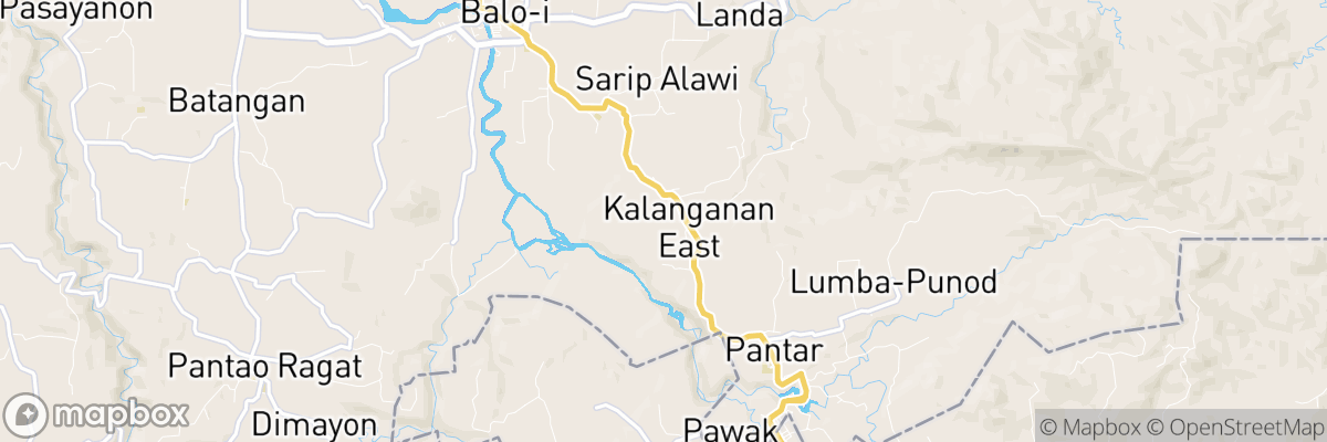 Kalanganan, Northern Mindanao map