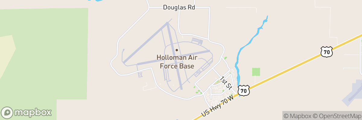 Holloman Air Force Base, New Mexico map