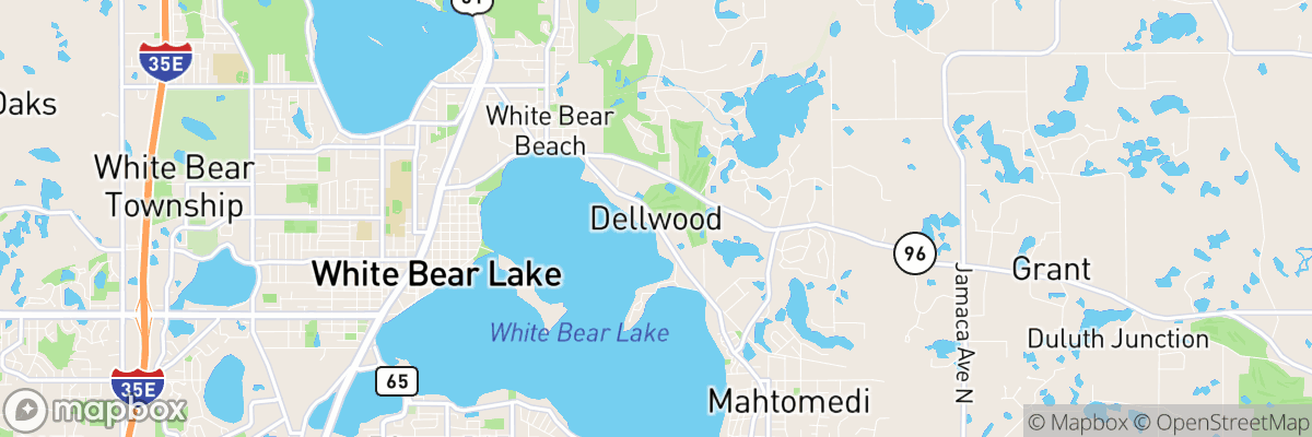 Dellwood, Minnesota map