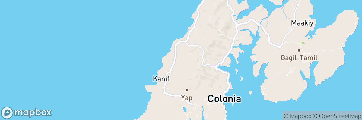 State of Yap, Yap map