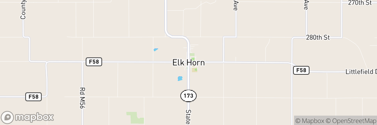 Elk Horn, Iowa map