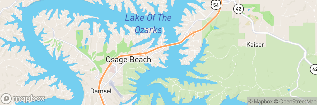 Osage Beach, Missouri map