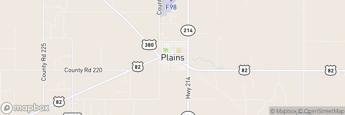 Plains, Texas map