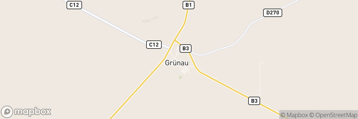 Grünau, Karas map