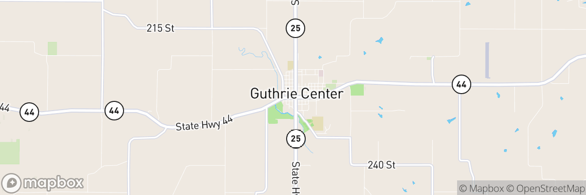 Guthrie Center, Iowa map