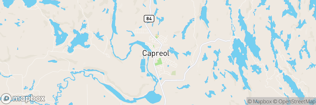 Capreol, Ontario map