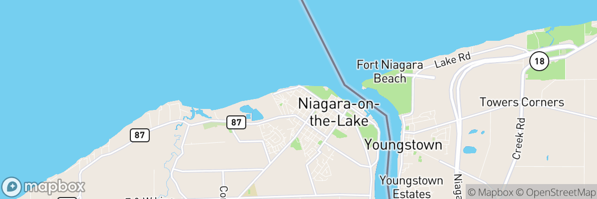 Mississauga Beach, Ontario map