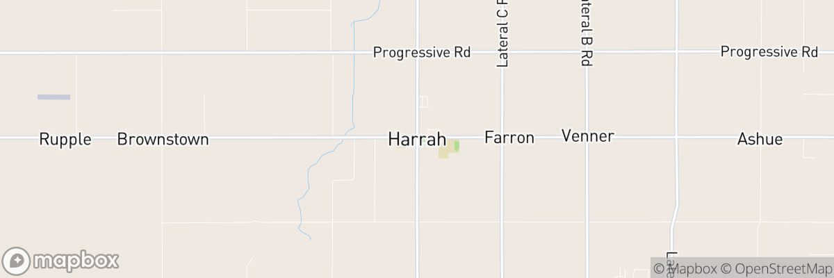 Harrah, Washington map