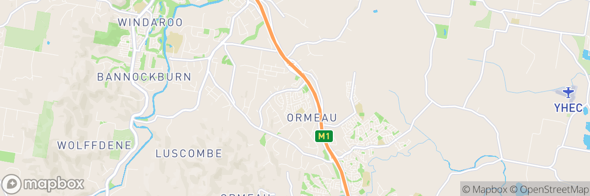 Ormeau, Queensland map