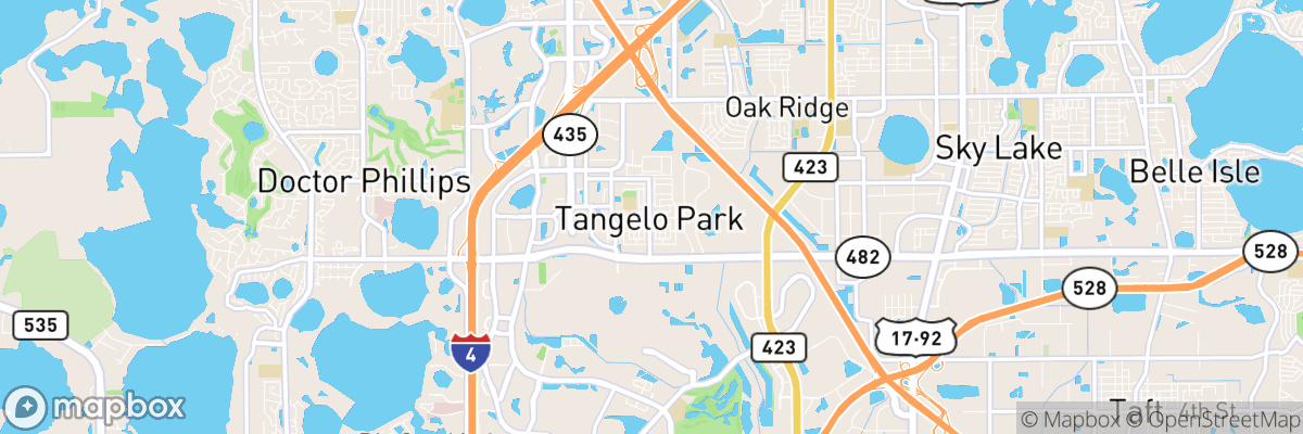 Tangelo Park, Florida map