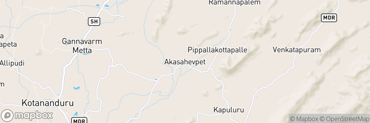 Akasahebpet, Andhra Pradesh map