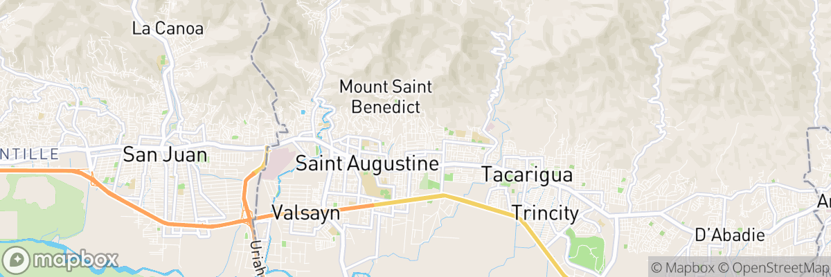 Tunapuna, Tunapuna/Piarco map