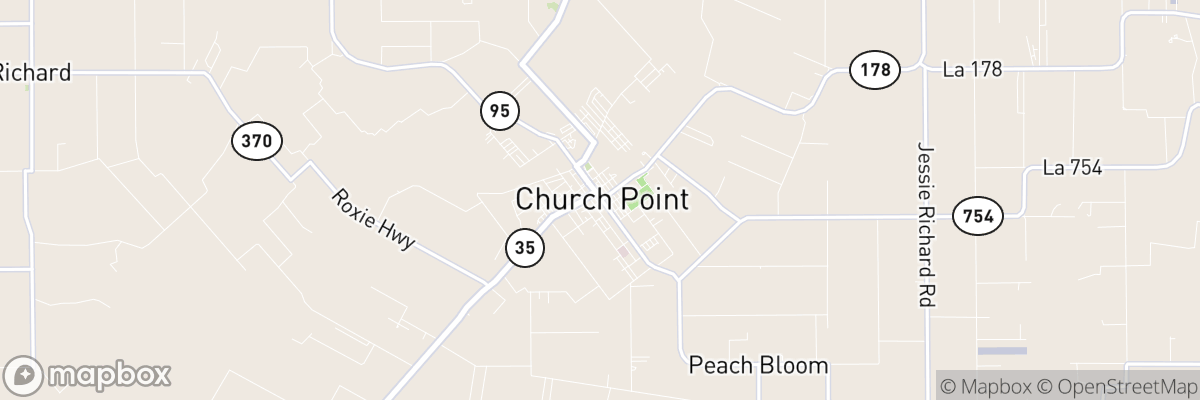 Church Point, Louisiana map