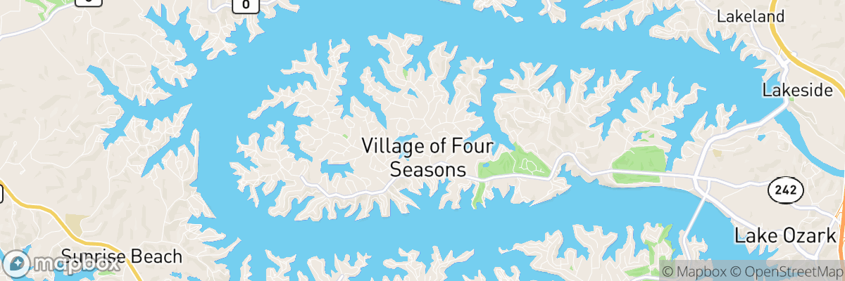 Four Seasons, Missouri map