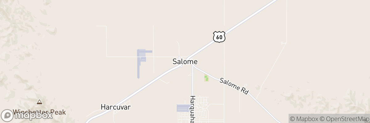 Salome, Arizona map